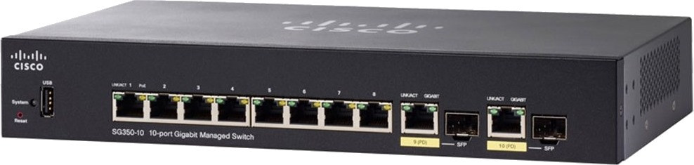 Коммутатор Cisco SG350-10
