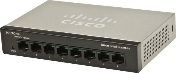 Комутатор Cisco SG100D-08