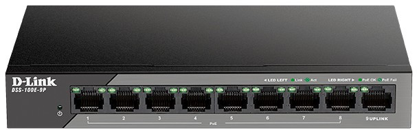 Комутатор D-Link DSS-100E-9P