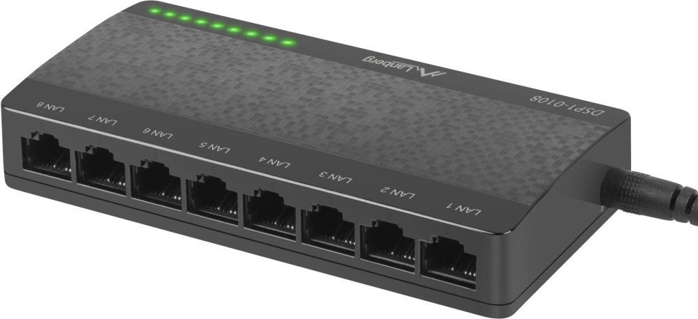 Коммутатор Lanberg DSP1-0108