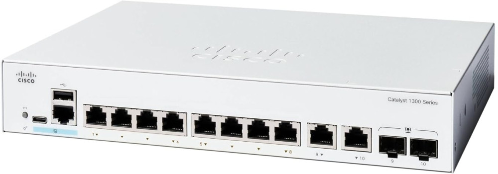 Коммутатор Cisco C1300-8T-E-2G
