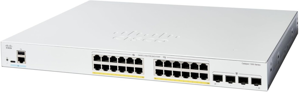 Комутатор Cisco C1300-24FP-4G