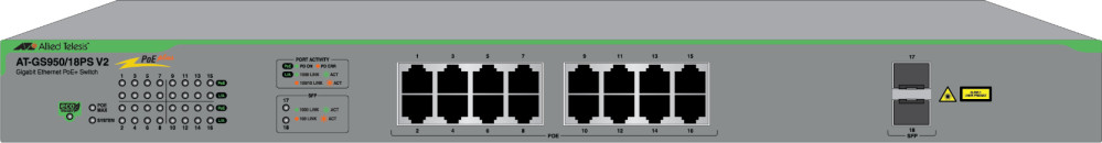 Комутатор Allied Telesis AT-GS950/18PS V2