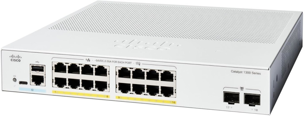 Комутатор Cisco C1300-16P-2G