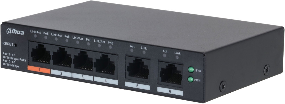 Комутатор Dahua CS4006-4ET2ET-60