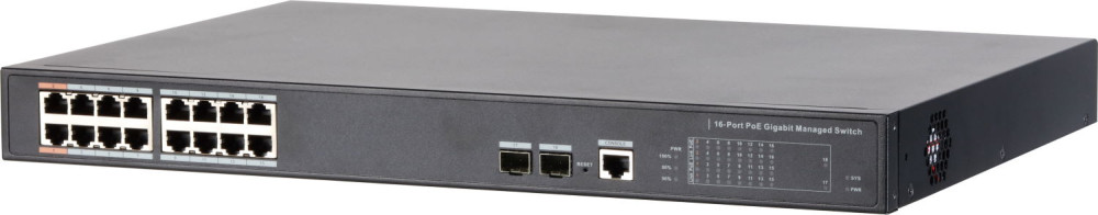 Комутатор Dahua PFS4218-16GT-240