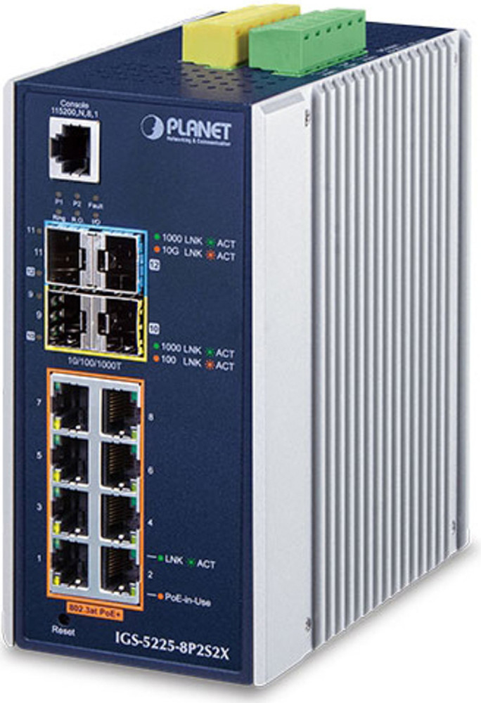 Коммутатор PLANET IGS-5225-8P2S2X