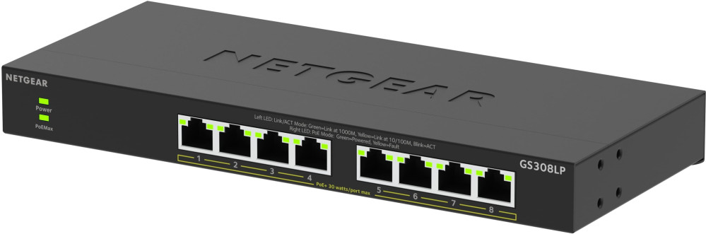 Коммутатор NETGEAR GS308LP