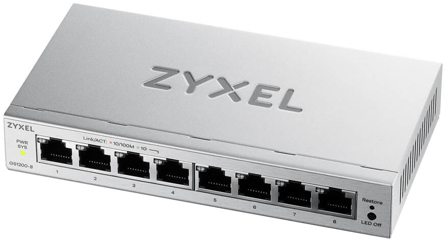 Коммутатор Zyxel GS1200-8 v3