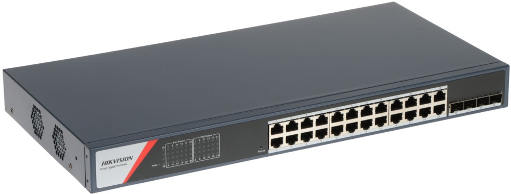 Комутатор Hikvision DS-3E1528-SI-24T4F