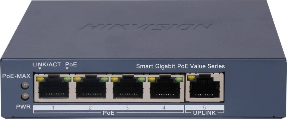 Комутатор Hikvision DS-3E1505P-EI/M