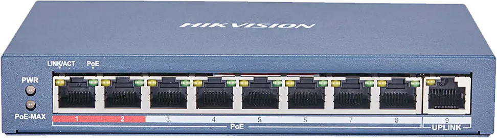 Коммутатор Hikvision DS-3E0109P-E(C