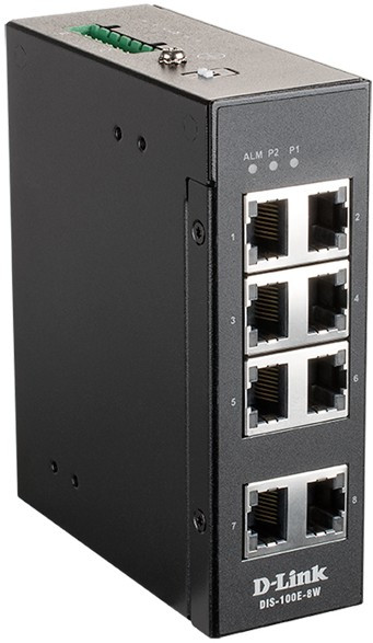 Комутатор D-Link DIS-100E-8W (DIS-100E-8W/A1A