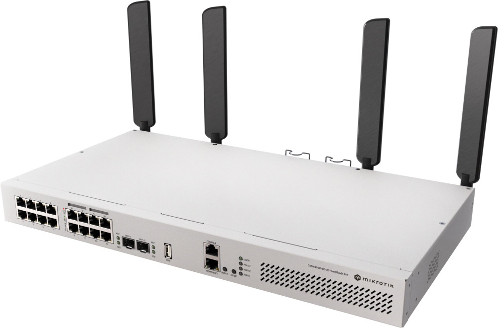 Коммутатор MikroTik CRS418-8P-8G-2S5axQ2axQ-RM