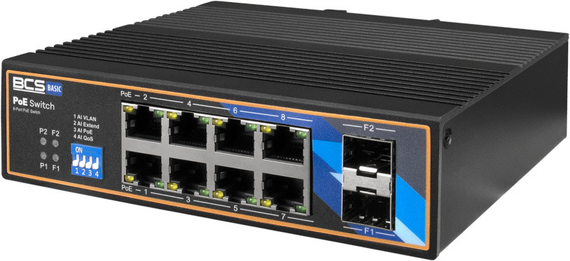 Комутатор BCS B-ISP08G-2SFP