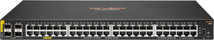 Комутатор Aruba 6000-48G-PoE4SFP-370W (R8N85A
