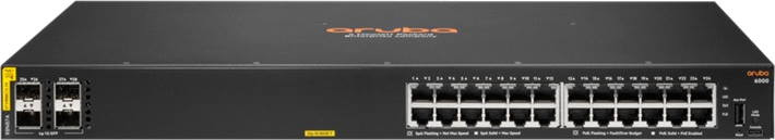 Комутатор Aruba 6000-24G-PoE4SFP-370W (R8N87A