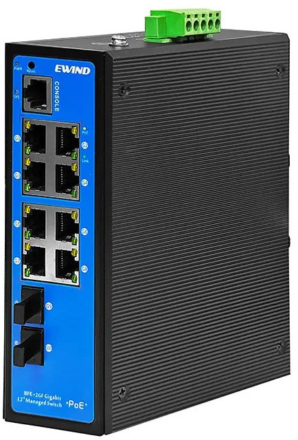 Комутатор Ewind EW-PIS2710M-8FE