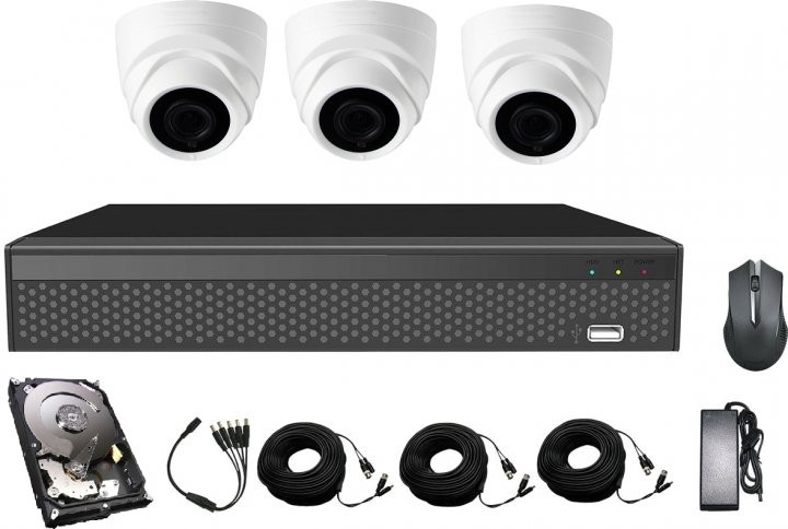 Комплект видеонаблюдения CoVi Security AHD-3D 5MP MasterKit/HDD500