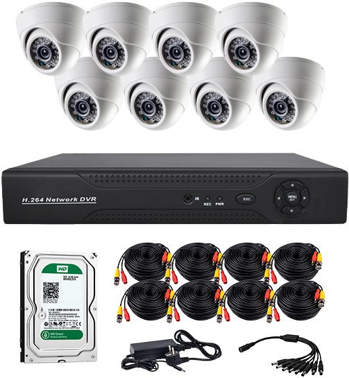 Комплект видеонаблюдения CoVi Security AHD-8D Kit/HDD1000
