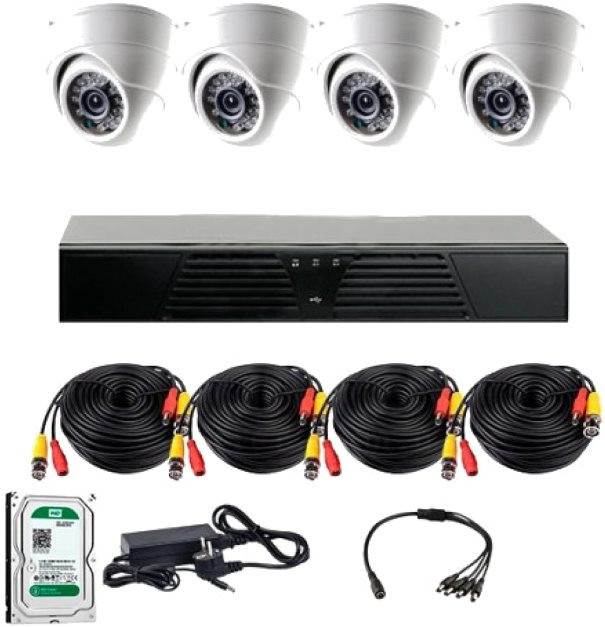 Комплект видеонаблюдения CoVi Security AHD-4D Kit/HDD500