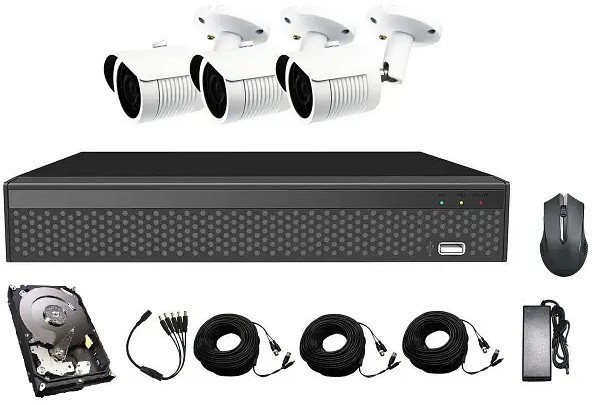 Комплект видеонаблюдения CoVi Security AHD-3W 5MP MasterKit/HDD500
