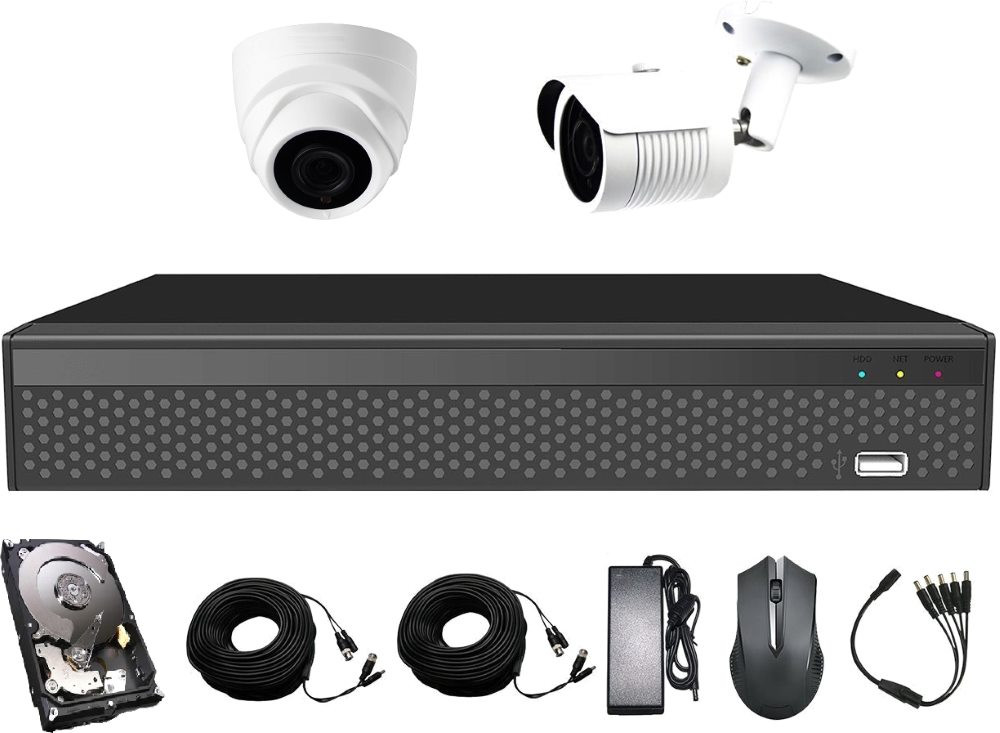 Комплект видеонаблюдения CoVi Security AHD-11WD 5MP MasterKit/HDD500