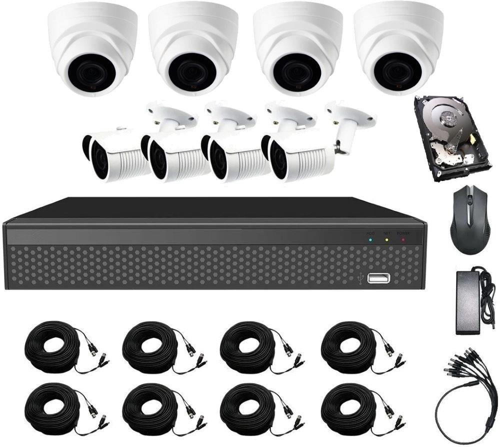 Комплект видеонаблюдения CoVi Security AHD-44WD 5MP MasterKit/HDD1000