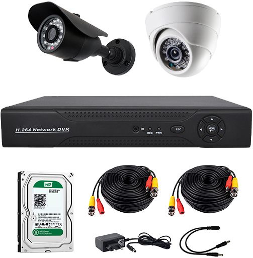 Комплект видеонаблюдения CoVi Security AHD-11WD Kit/HDD500