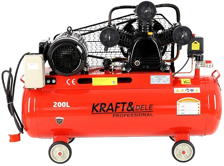 Компресор KRAFT&DELE KD408 200 л мережа (400 В)