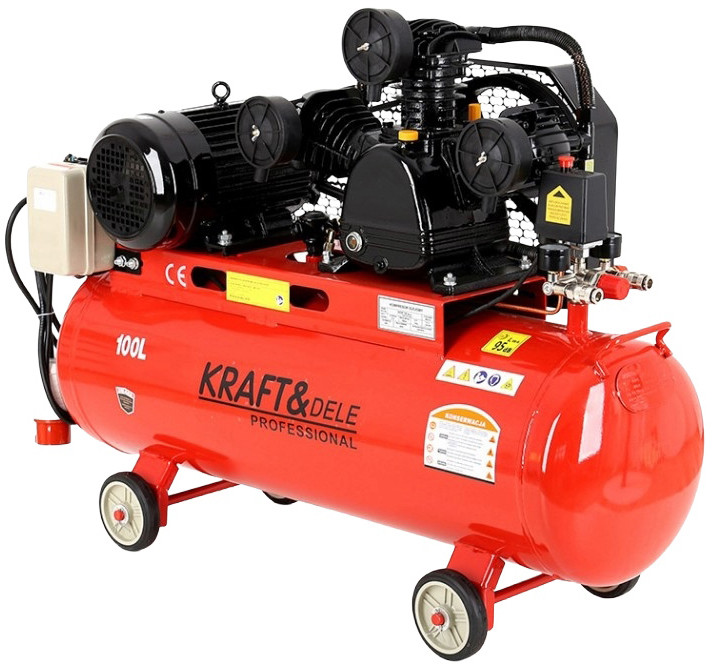 Компресор KRAFT&DELE KD405 100 л мережа (400 В)