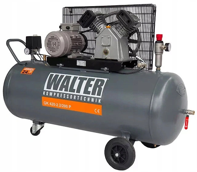 Компрессор Walter GK 420-2.2/200 P 200 л сеть (400 В)