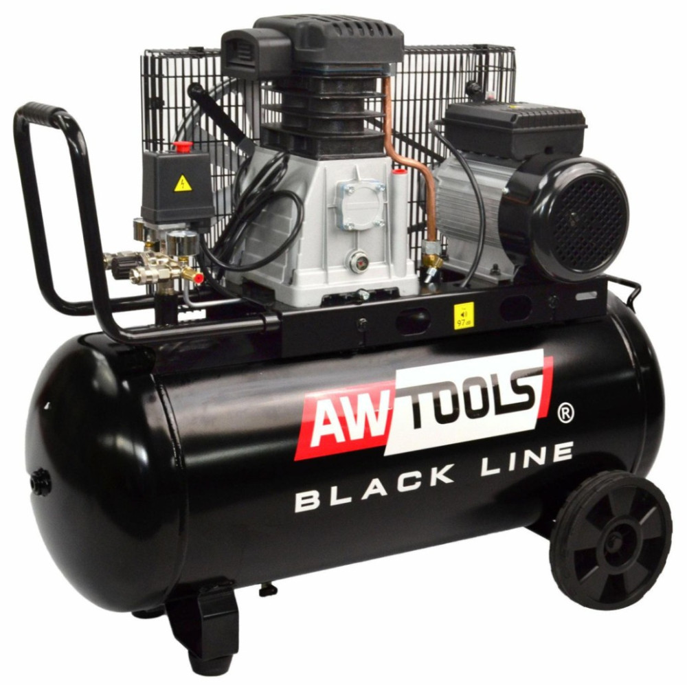 Компрессор AWTools AW09991BL 90 л сеть (230 В) (AC90)