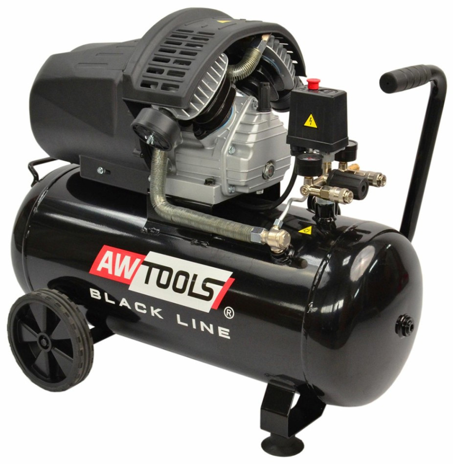 Компрессор AWTools AW09989BL 50 л сеть (230 В) (AC50V)