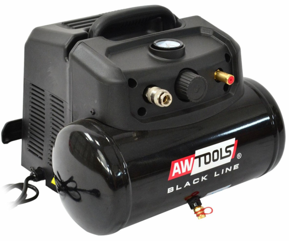 Компрессор AWTools AW09980BL 6 л сеть (230 В) (AC6)