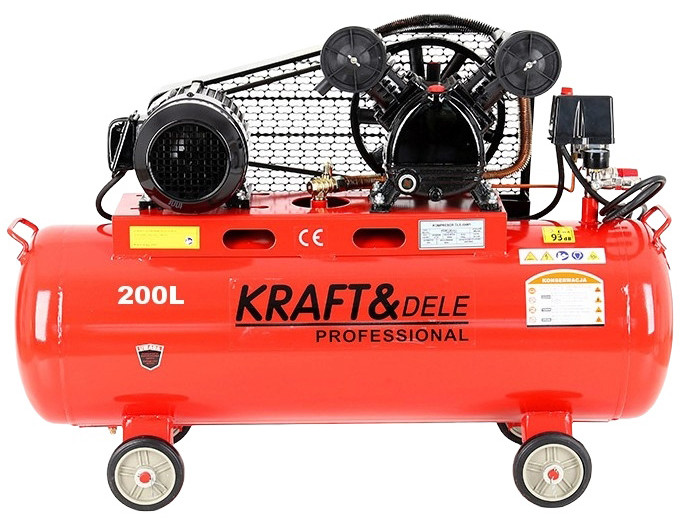 Компресор KRAFT&DELE KD407 200 л мережа (400 В)