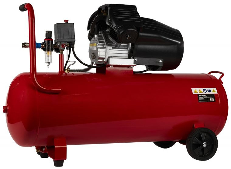 Компрессор KRAFT&DELE KD1480 100 л сеть (230 В) осушитель