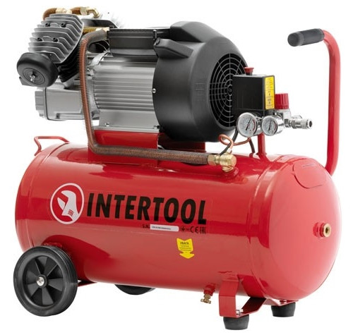 Компресор Intertool PT-0008 100 л мережа (230 В)