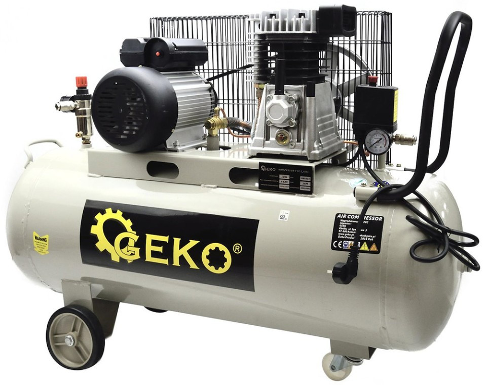 Компресор Geko G80303 100 л мережа (230 В)
