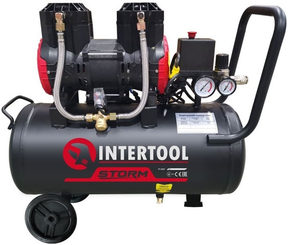 Компрессор Intertool Storm PT-0029 24 л сеть (230 В)