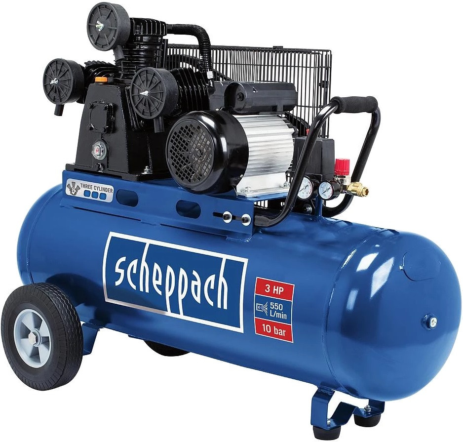 Компрессор Scheppach HC550TC 100 л сеть (230 В) (5906136901)