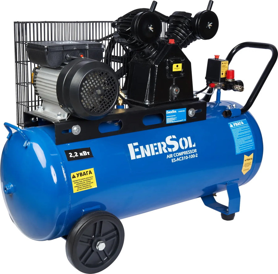 Компресор EnerSol ES-AC 310-100-2 100 л мережа (230 В)