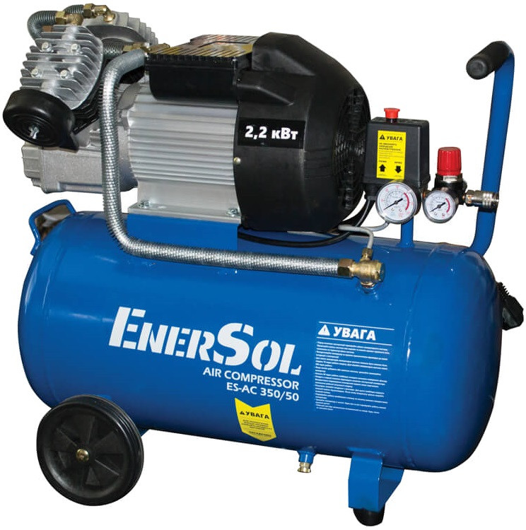 Компрессор EnerSol ES-AC 350-50-2 50 л сеть (230 В)