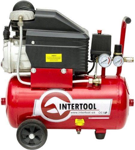 Компресор Intertool PT-0010 24 л мережа (230 В)