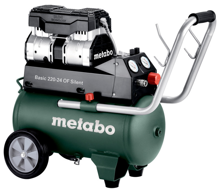Компрессор Metabo Basic 220-24 OF Silent 24 л сеть (230 В) (601593000)