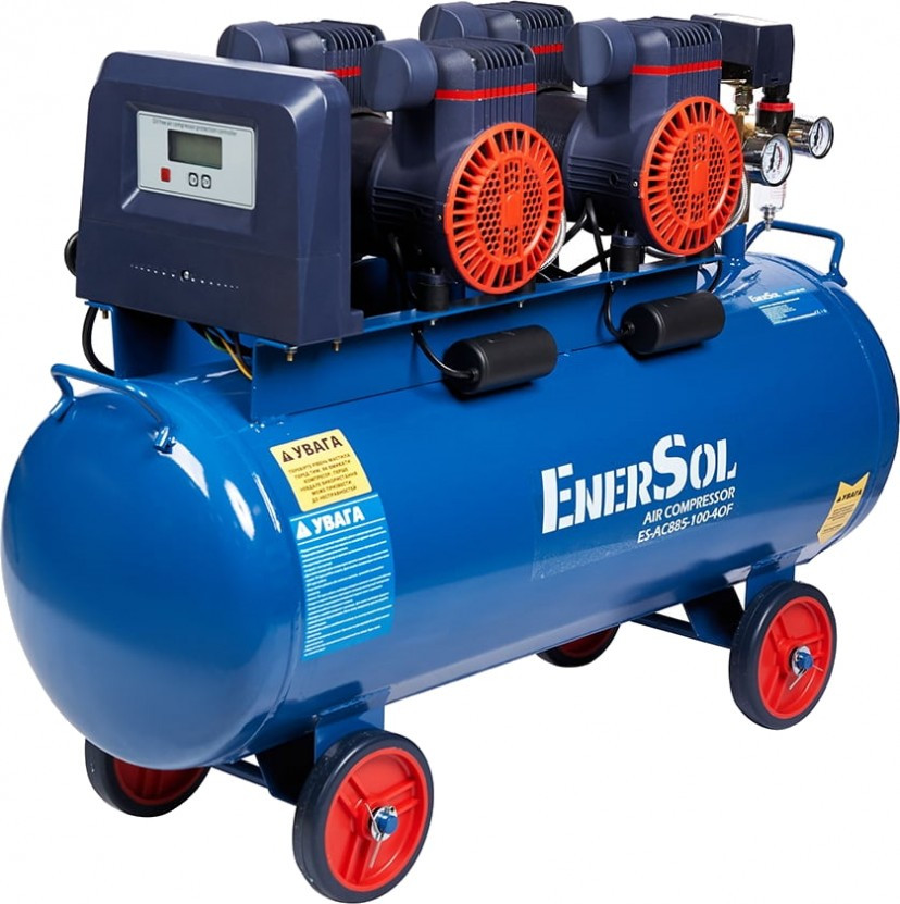 Компрессор EnerSol ES-AC 885-100-4OF 100 л сеть (230 В) осушитель