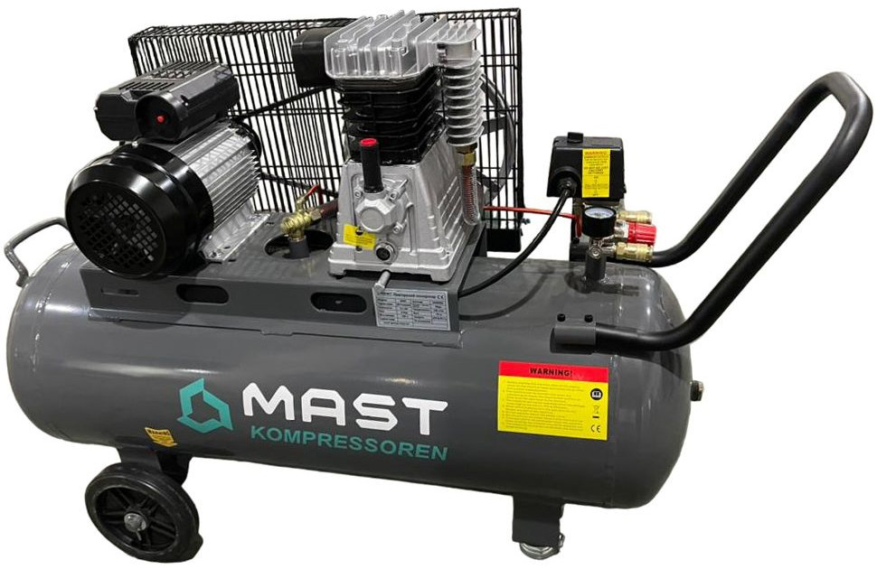 Компрессор Mast ZA65/100L 220V 100 л сеть (230 В)