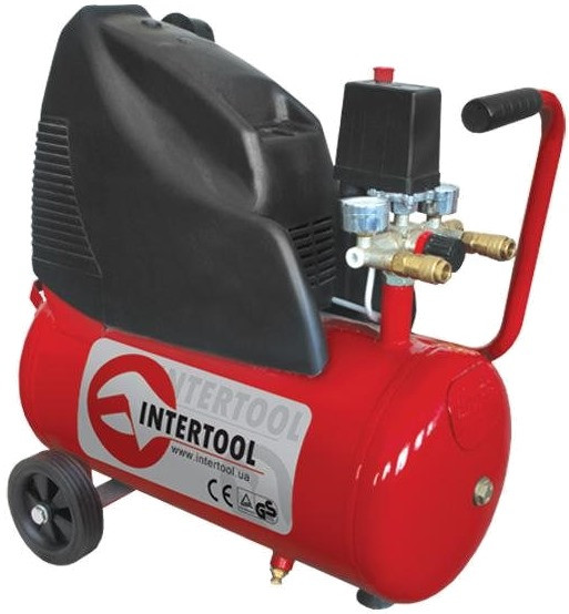 Компрессор Intertool Storm PT-0012 24 л сеть (230 В)