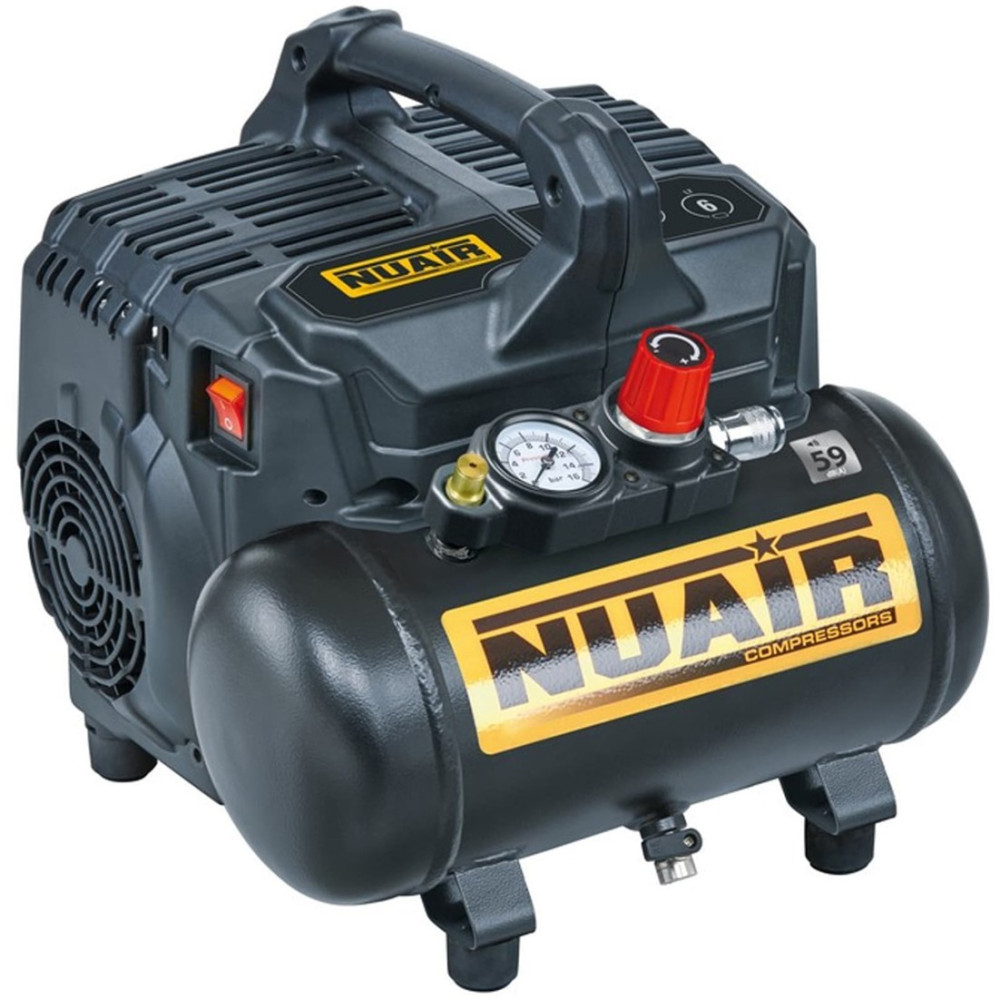 Компресор NUAIR Siltek Plus 6 л мережа (230 В) (B2BE104NUA)