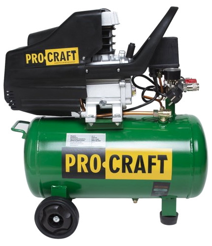 Компрессор Procraft PRC-24L 24 л сеть (230 В)